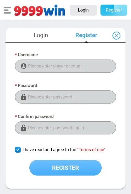login and register